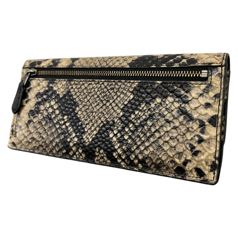 Women's Snakeskin Purse Beige