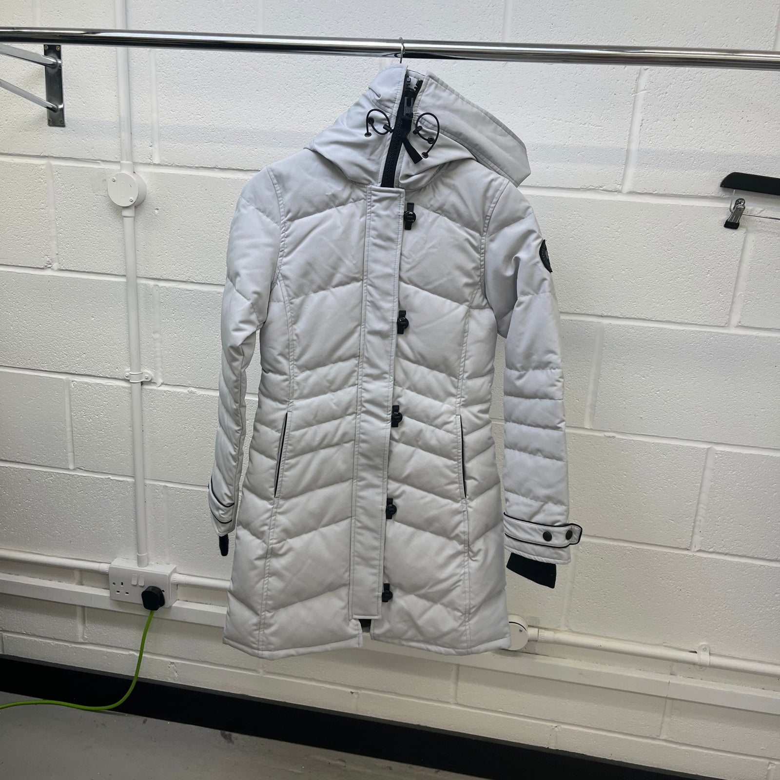Canada Goose Women's Lorette Down Jacket Grey Size 4 - Photo 7