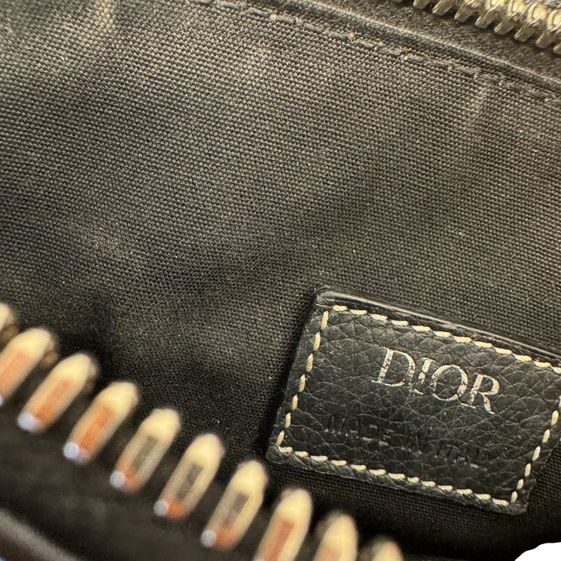 Men's Saddle Messenger Bag Black