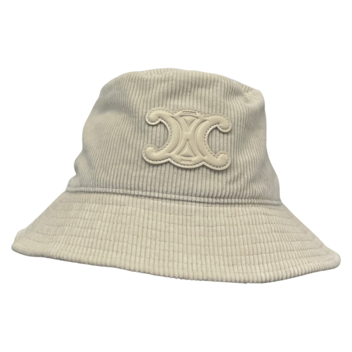 Women's Corduroy Bob Triomphe Bucket Hat Cream Size S - Photo 1