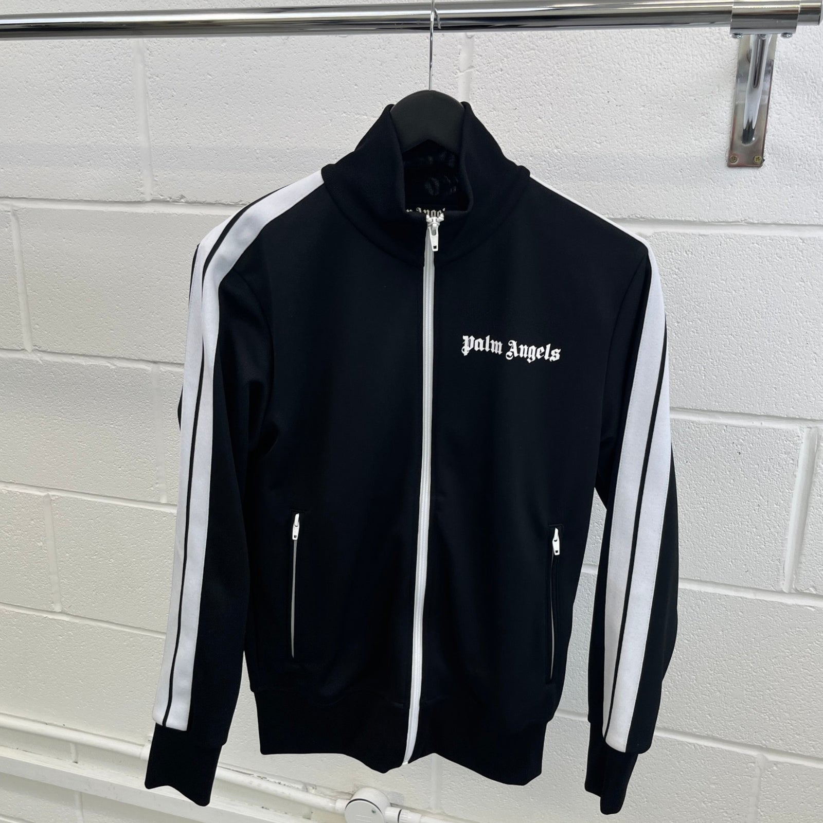 Men's Logo Track Jacket Black Size S - Photo 8