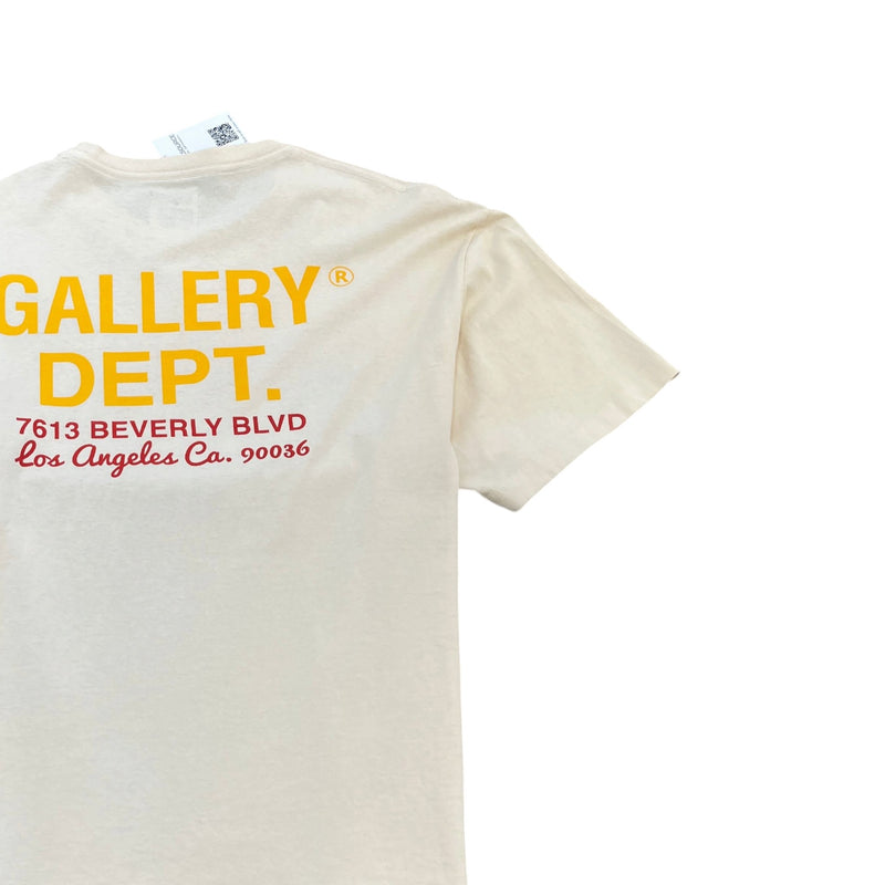 Men's Venice Car Show T-Shirt Cream Size XL