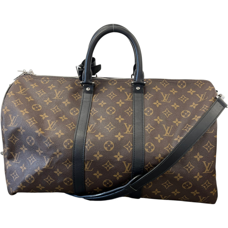 Monogram Keepall Bandoulière 45 Bag Brown