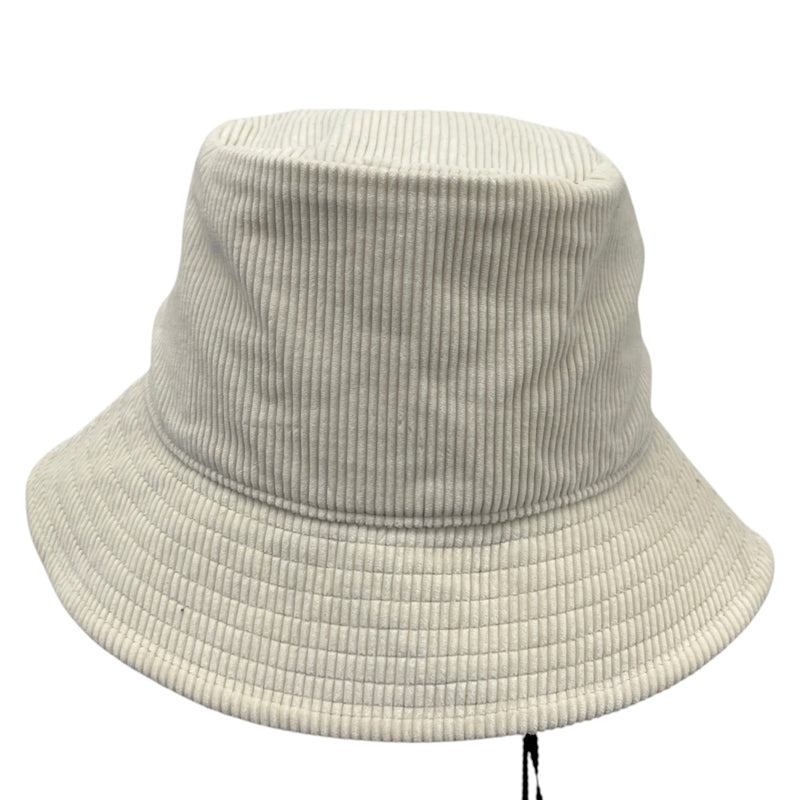 Women's Corduroy Bob Triomphe Bucket Hat Cream Size S