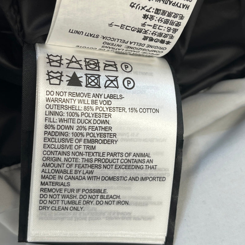 Canada Goose Women's Lorette Down Jacket Grey Size 4