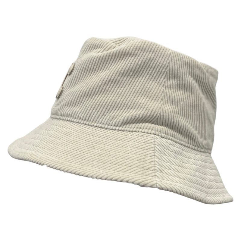 Women's Corduroy Bob Triomphe Bucket Hat Cream Size S