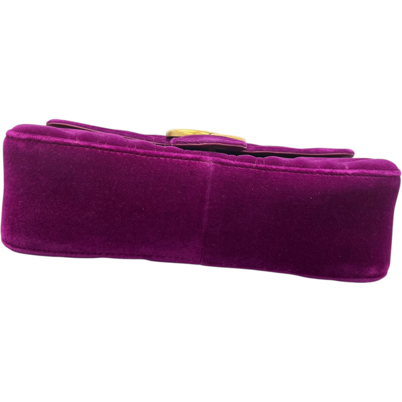 Women's GG Marmont Small Handbag Purple