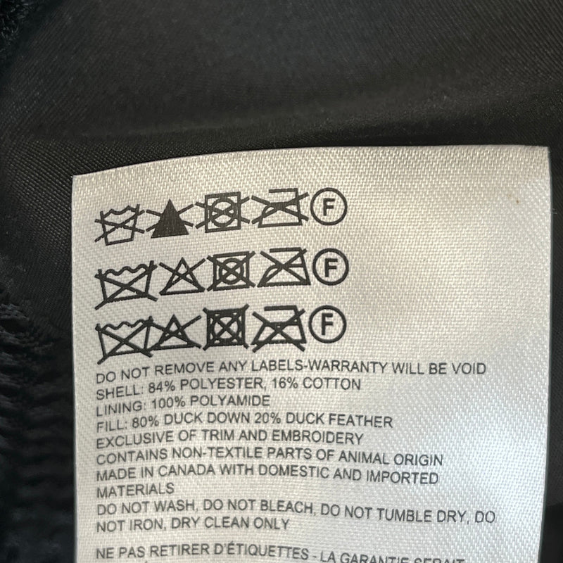 Canada Goose Men's MacMillan Down Jacket Black Size L