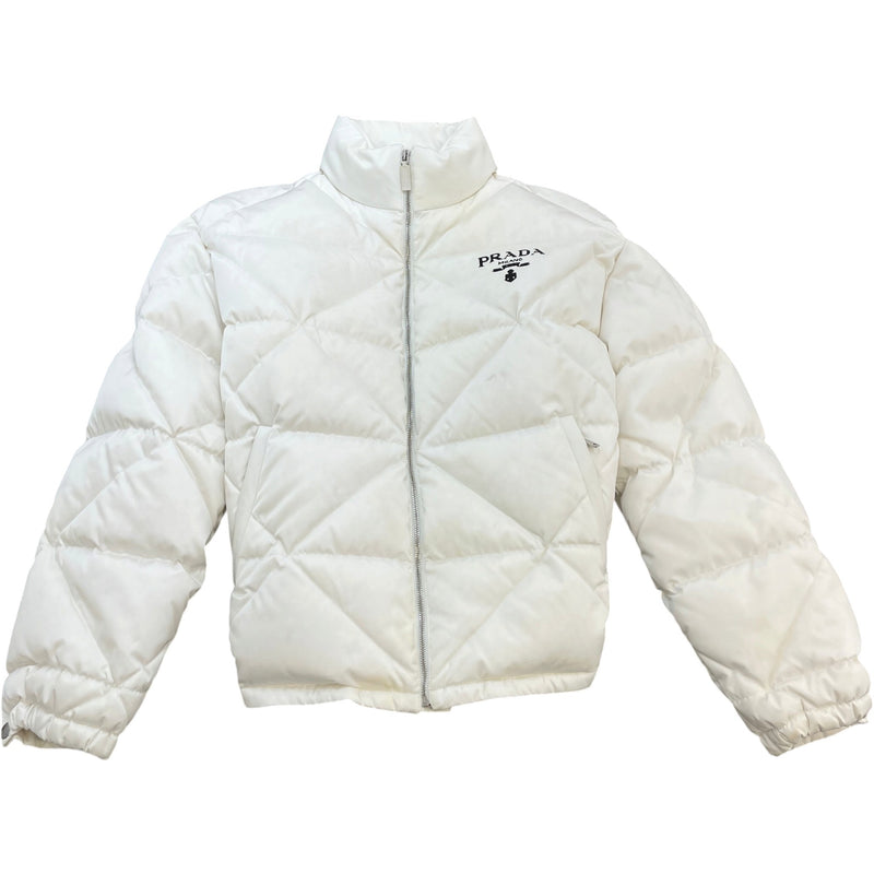 Men's Re-Nylon Down Jacket White Size XXL