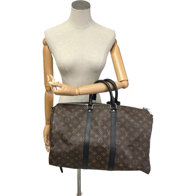 Monogram Keepall Bandoulière 45 Bag Brown