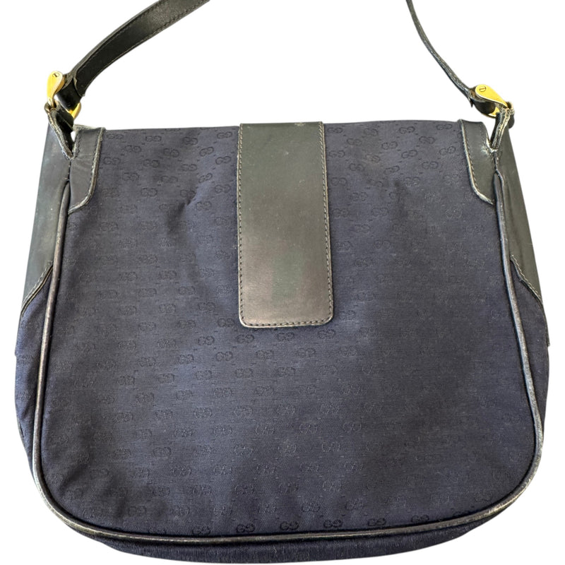 Women's Vintage GG Crossbody Bag Navy