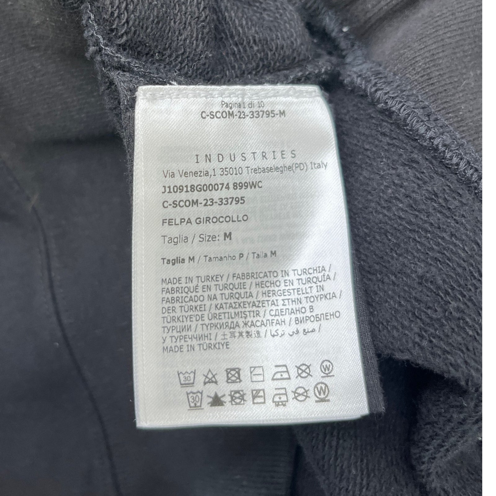 Men's Maglia Jumper Black Size M - Photo 11