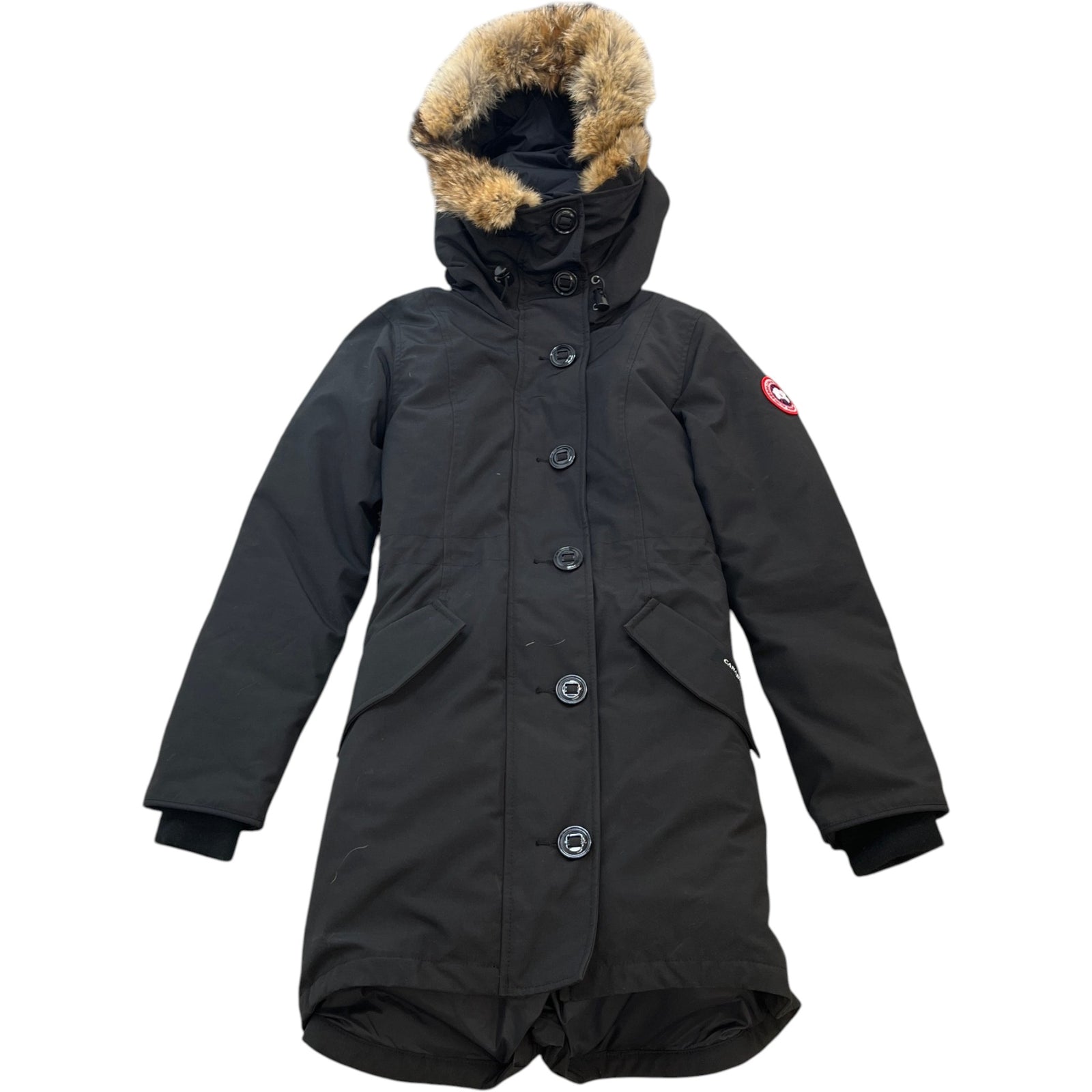 Canada Goose Women's Rossclair Down Jacket Black Size 6 - Photo 1