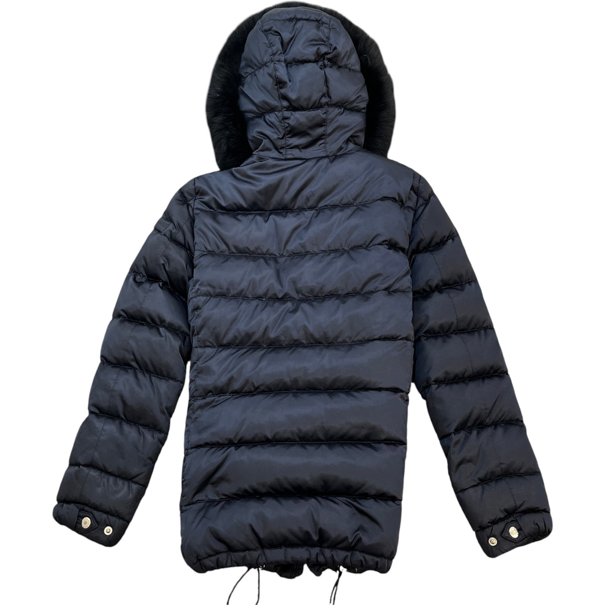 Women's Plaque Logo Down Jacket Navy Size L / UK 12 - Photo 2