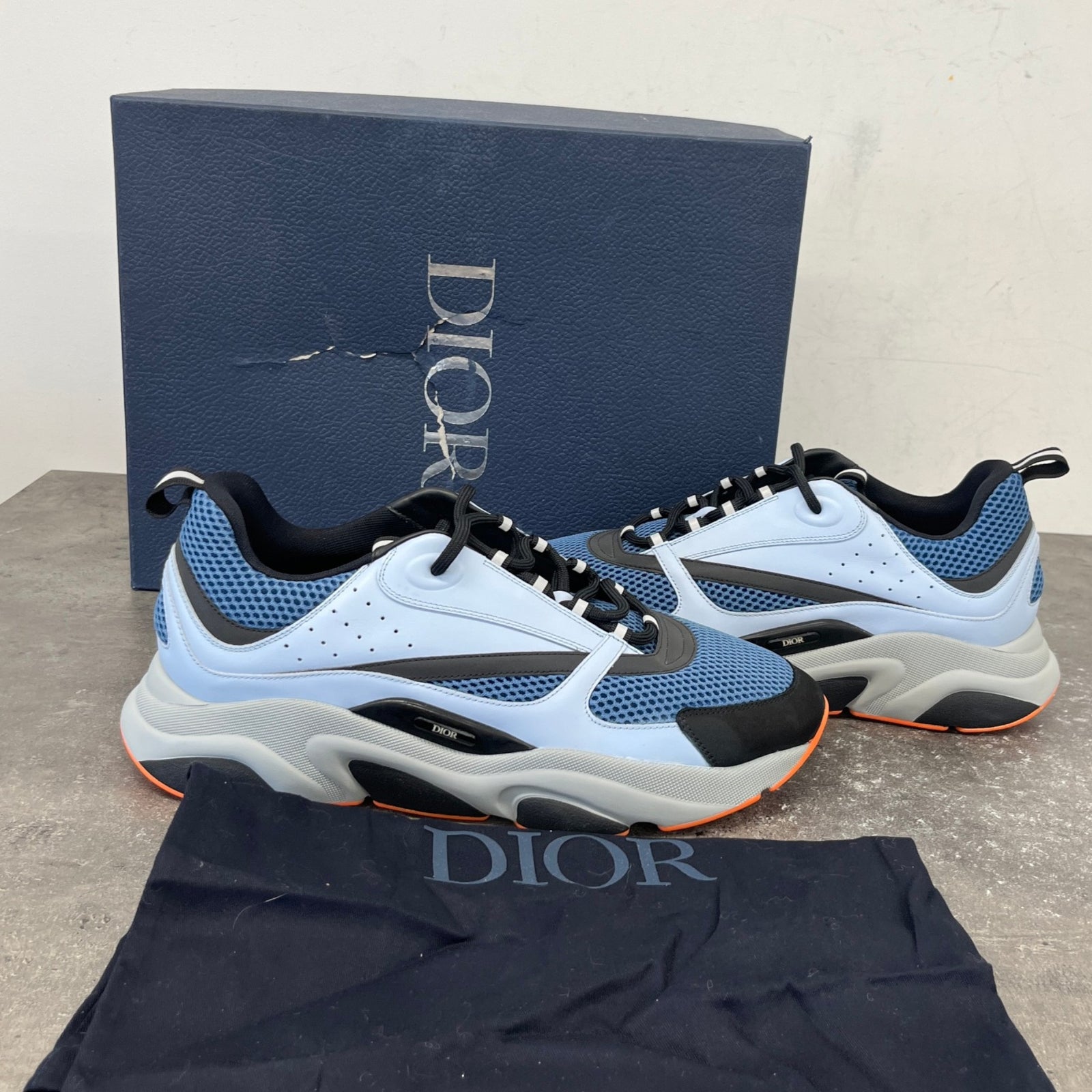 Men's B22 Low Trainers Blue Size UK 14 / EU 48 - Photo 12