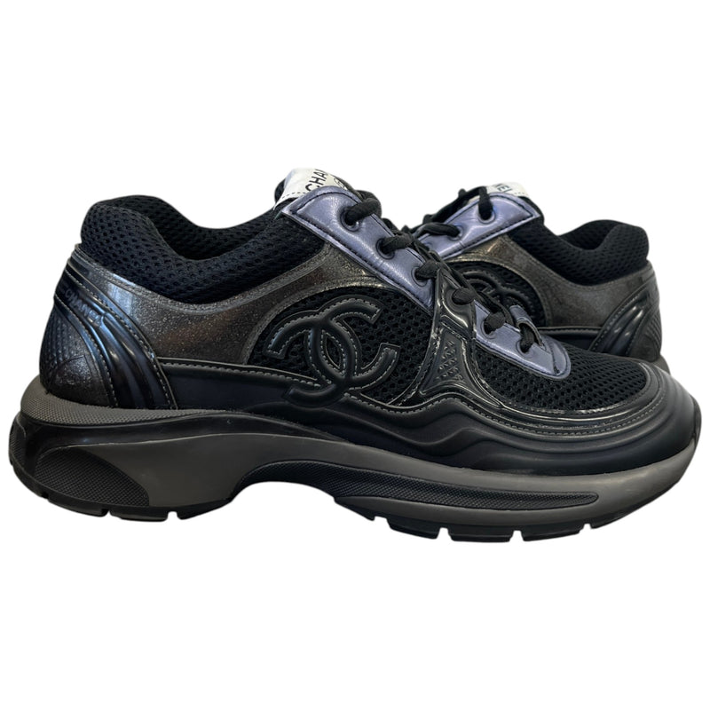 Women's Metalic Cc Runner Low Trainers Black Size EU 37.5 / UK 4.5