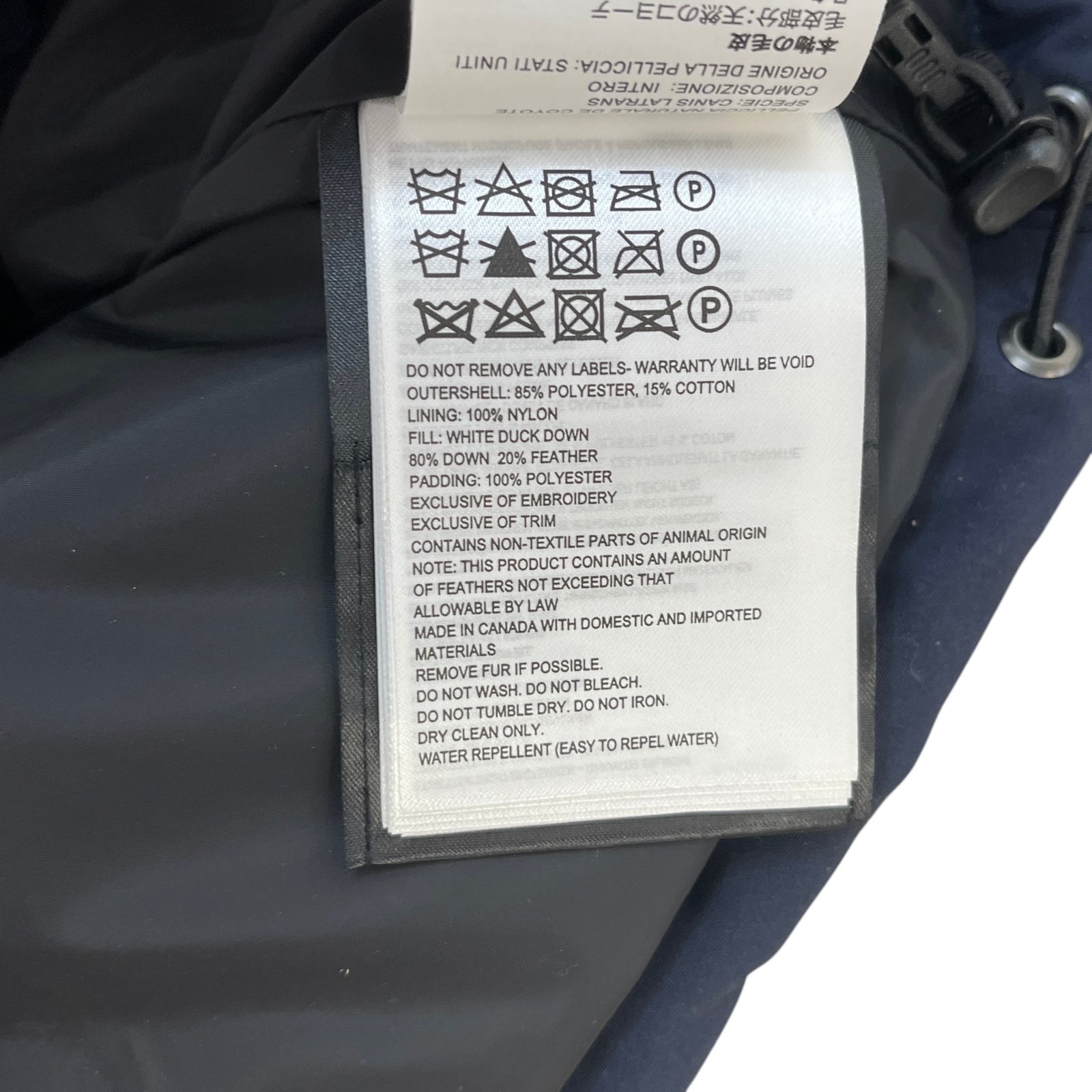 Canada Goose Men's Emory Down Jacket Navy Size XXL - Photo 9
