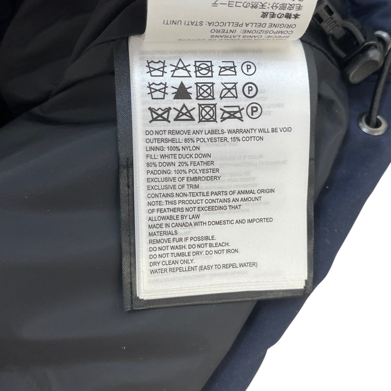 Canada Goose Men's Emory Down Jacket Navy Size XXL