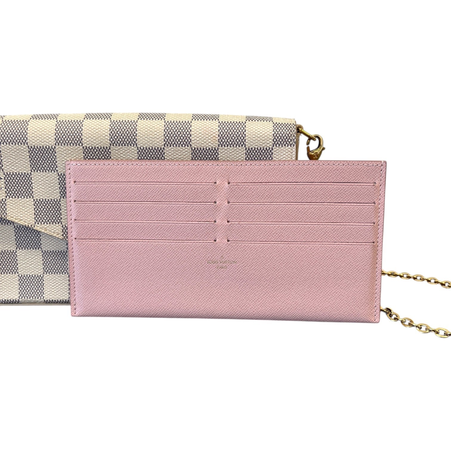 Women's Damier Azur Félicie Pochette Bag White - Photo 15