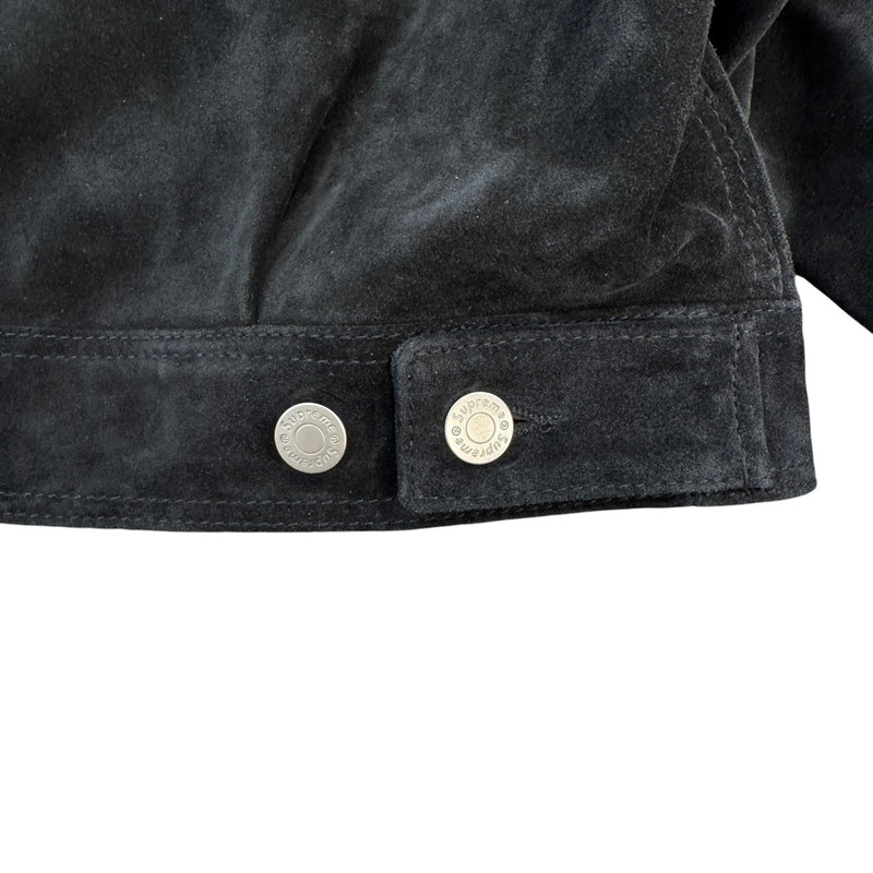 Men's Suede Work Jacket Black Size L
