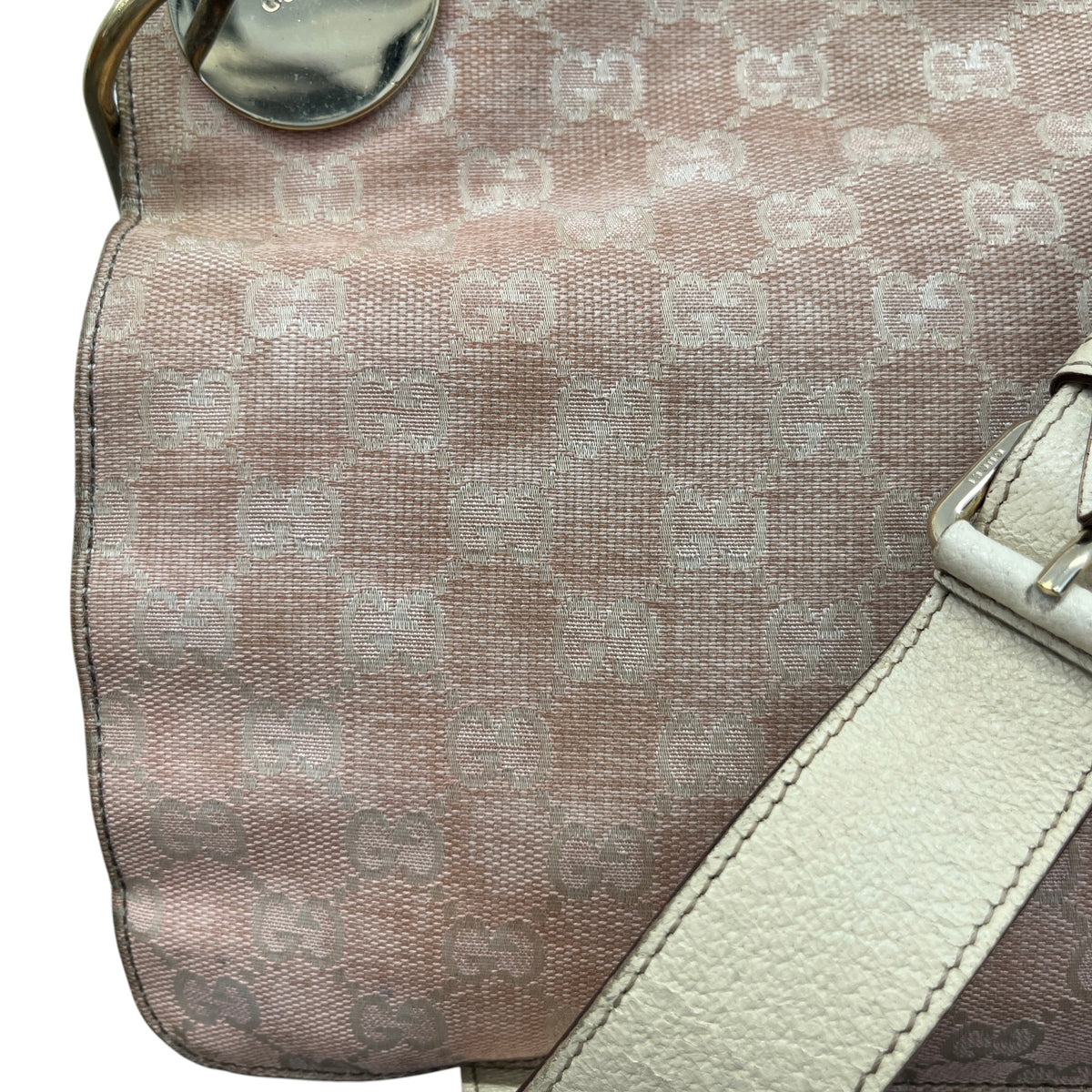 Women's GG Vintage Crossbody Bag Pink - Photo 9