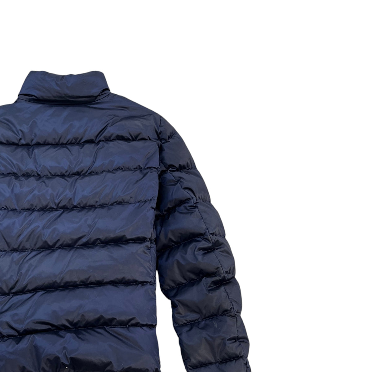 Women's Plaque Logo Down Jacket Navy Size S / UK 8 - Photo 4