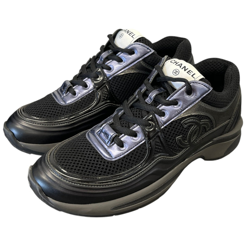 Women's Metalic Cc Runner Low Trainers Black Size EU 37.5 / UK 4.5