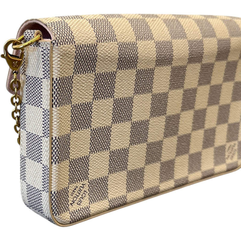 Women's Damier Azur Félicie Pochette Bag White