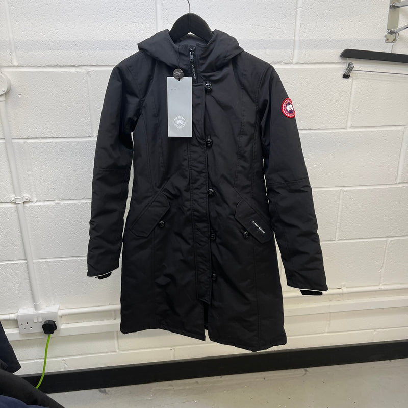 Canada Goose Women's Brittania Down Jacket Black Size 14
