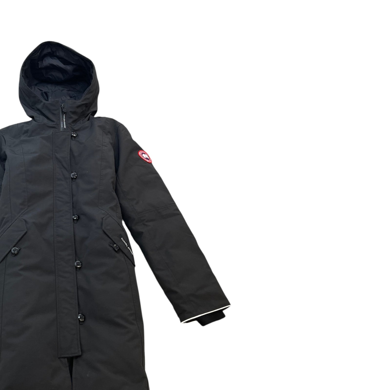Canada Goose Women's Brittania Down Jacket Black Size 14 - Photo 3