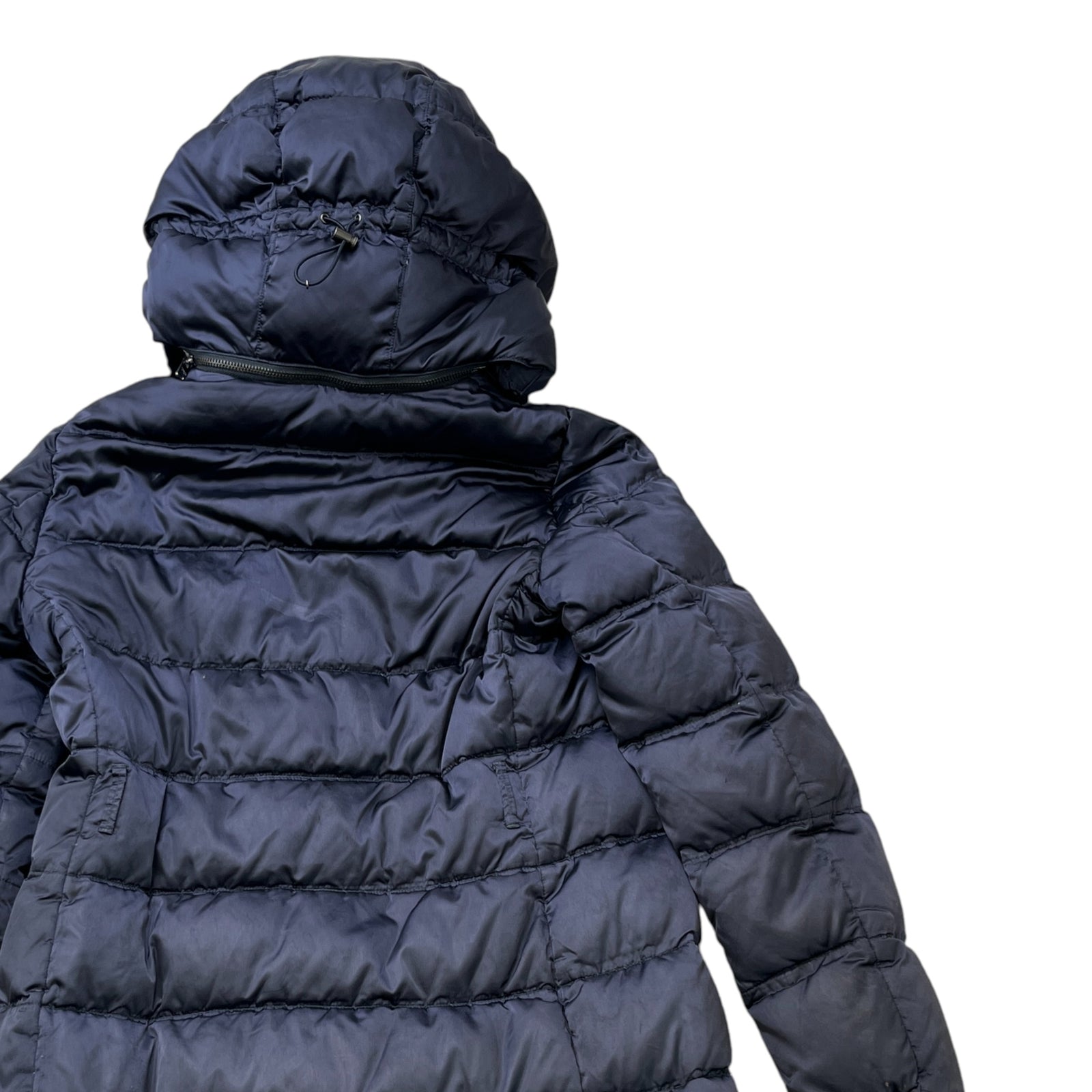 Women's Plaque Logo Down Jacket Navy Size IT 42 / UK 10 - Photo 4
