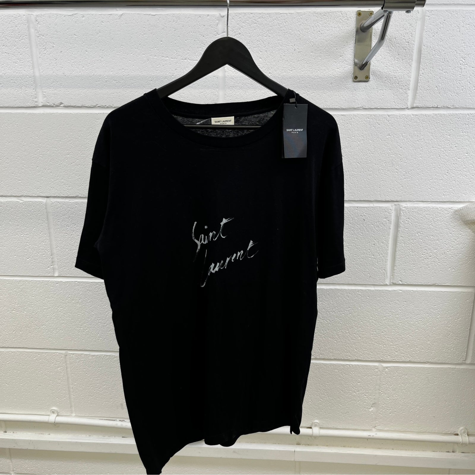 Men's Signature Logo T-Shirt Black Size S - Photo 10