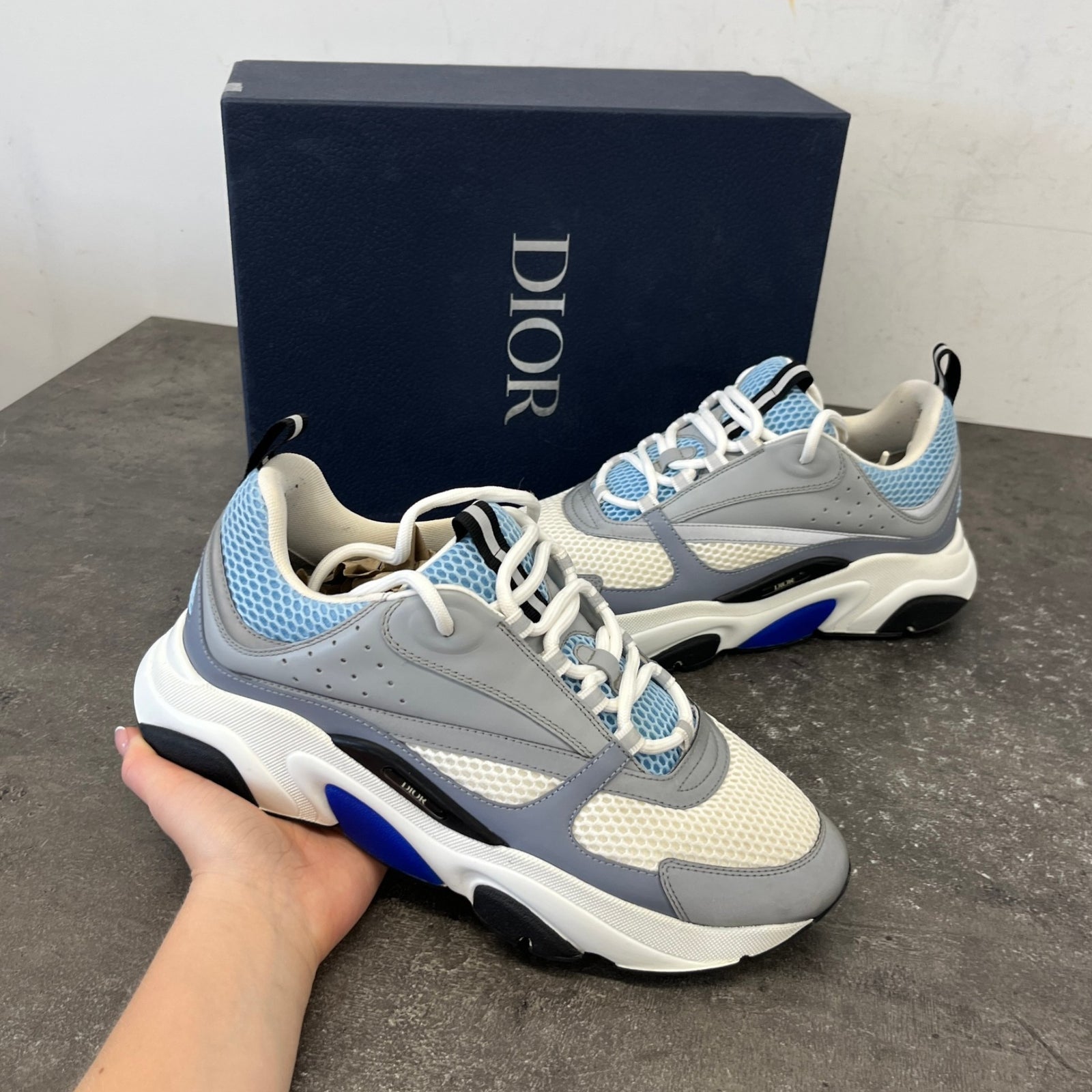 Men's B22 Low Trainers Blue Size EU 43 / UK 9 - Photo 12