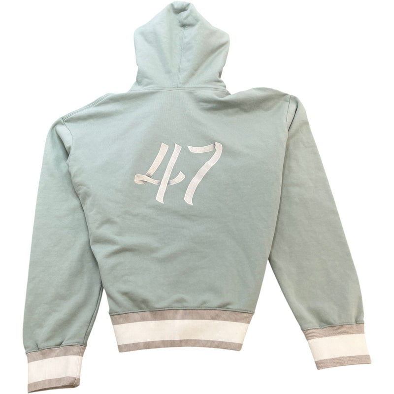 Dior Men's Embroidered 47 Hoodie Green Size XL