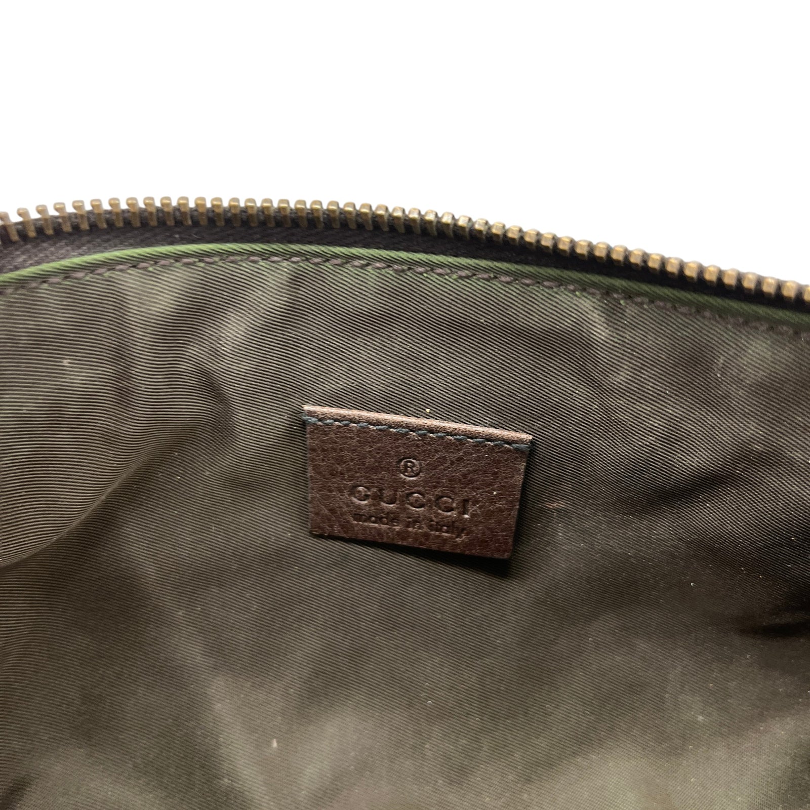 Women's GG Crystal Canvas Clutch Brown - Photo 9