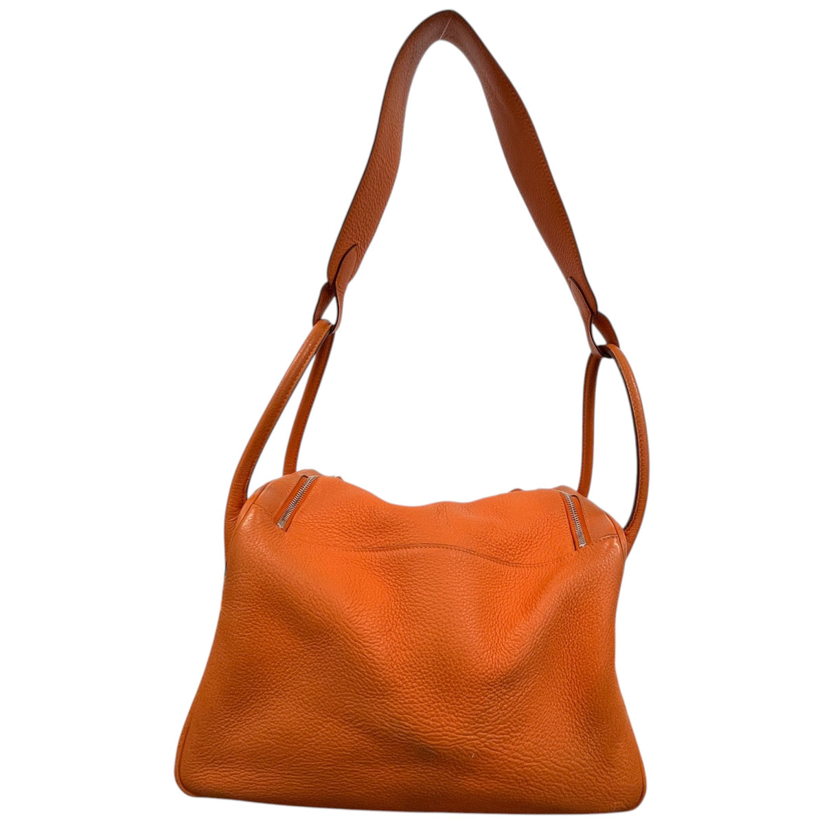 Women's Lindy 34 Clemence Handbag Orange - Photo 3