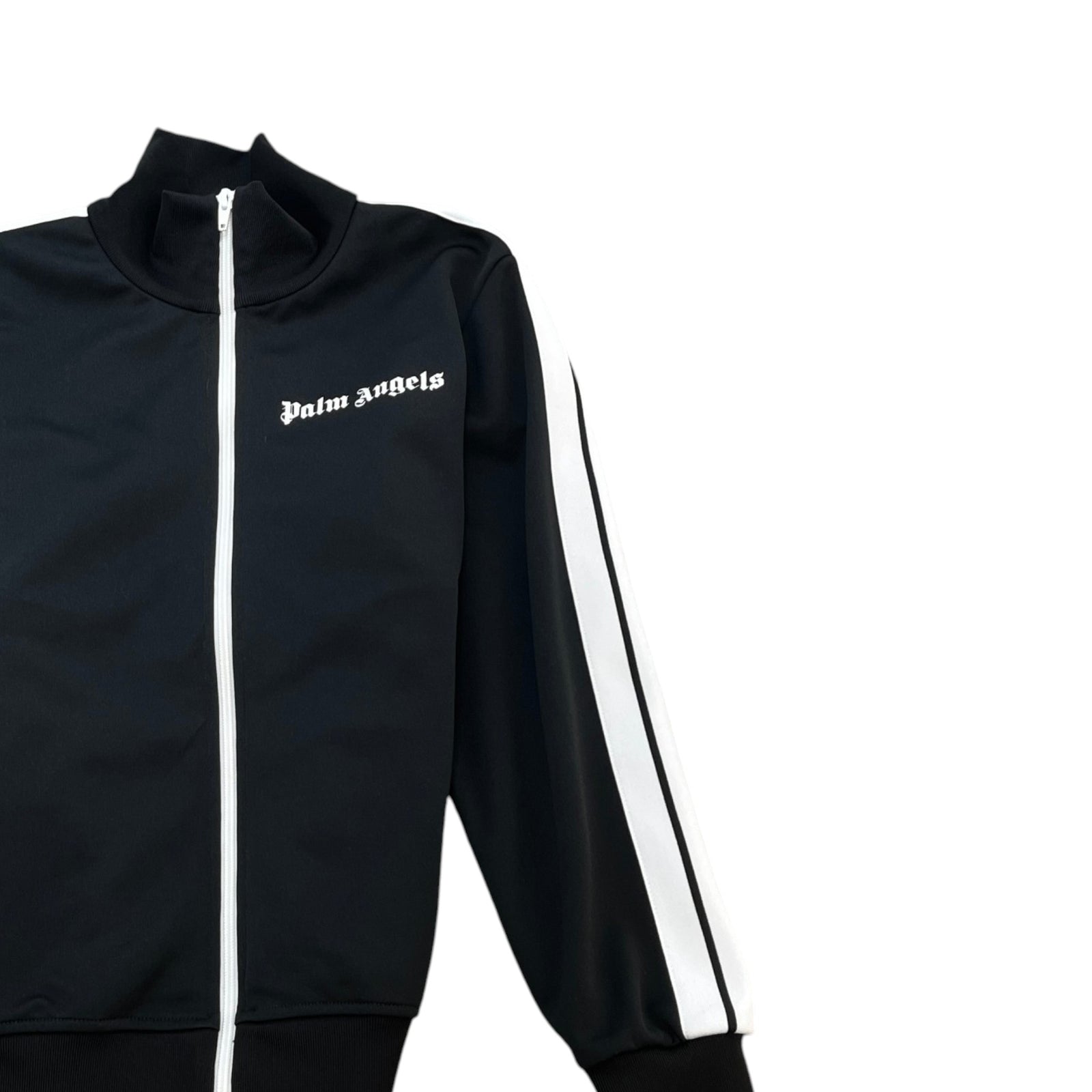 Palm Angels Men's Logo Print Track Jacket Black Size S - Photo 3