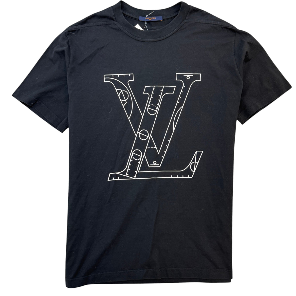 Men's NBA Logo T-Shirt Black Size L - Photo 1