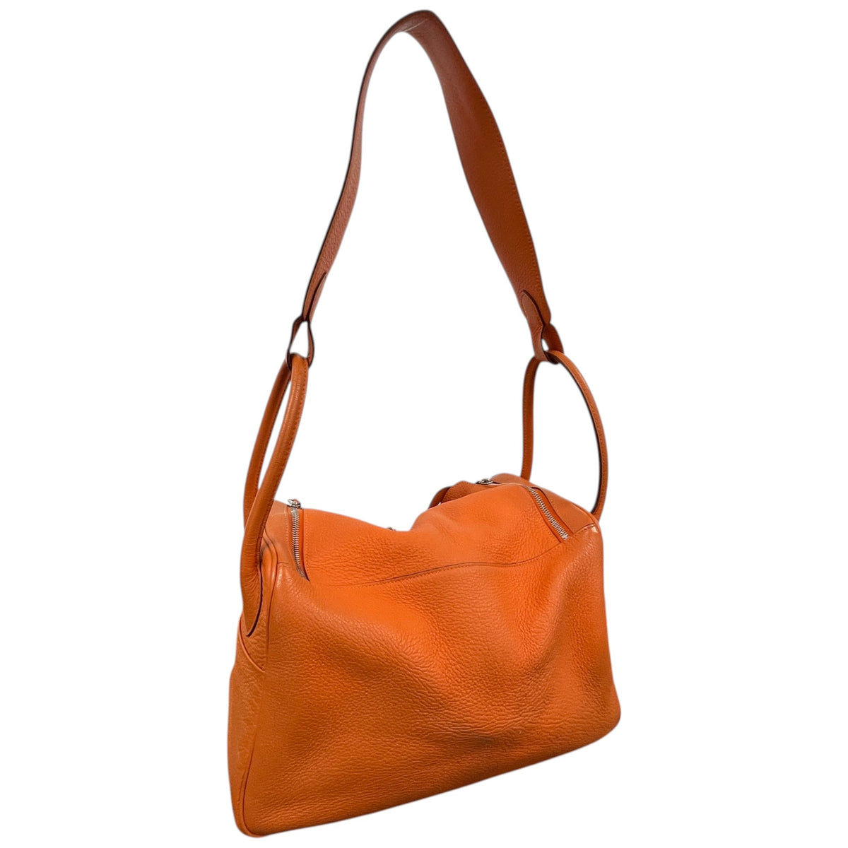 Women's Lindy 34 Clemence Handbag Orange - Photo 9