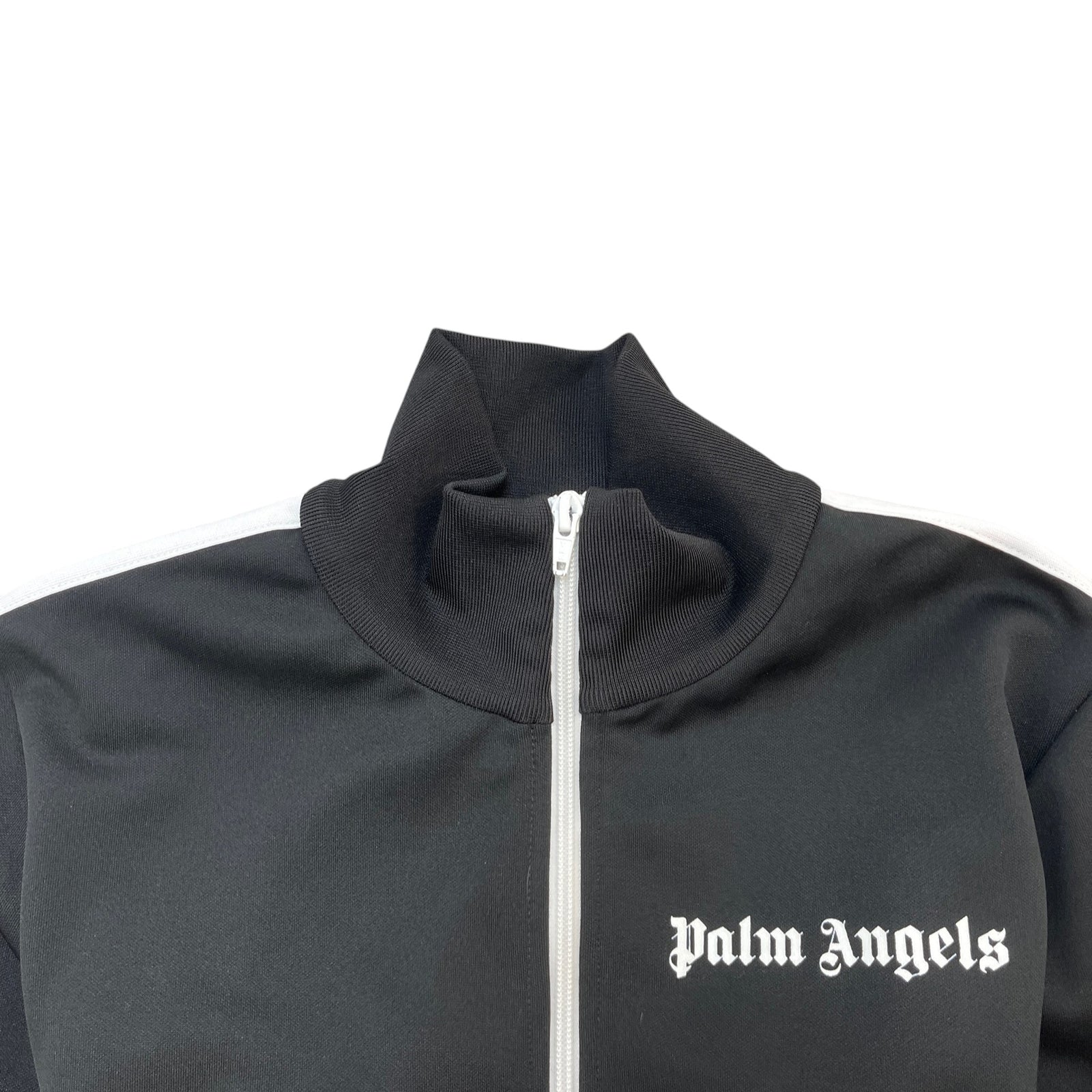 Palm Angels Men's Logo Print Track Jacket Black Size S - Photo 5