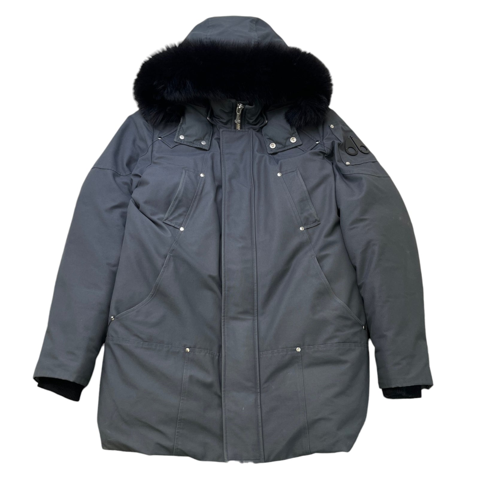Men's 3Q Down Jacket Grey Size L - Photo 1