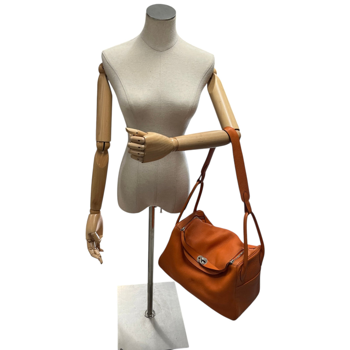 Women's Lindy 34 Clemence Handbag Orange - Photo 2