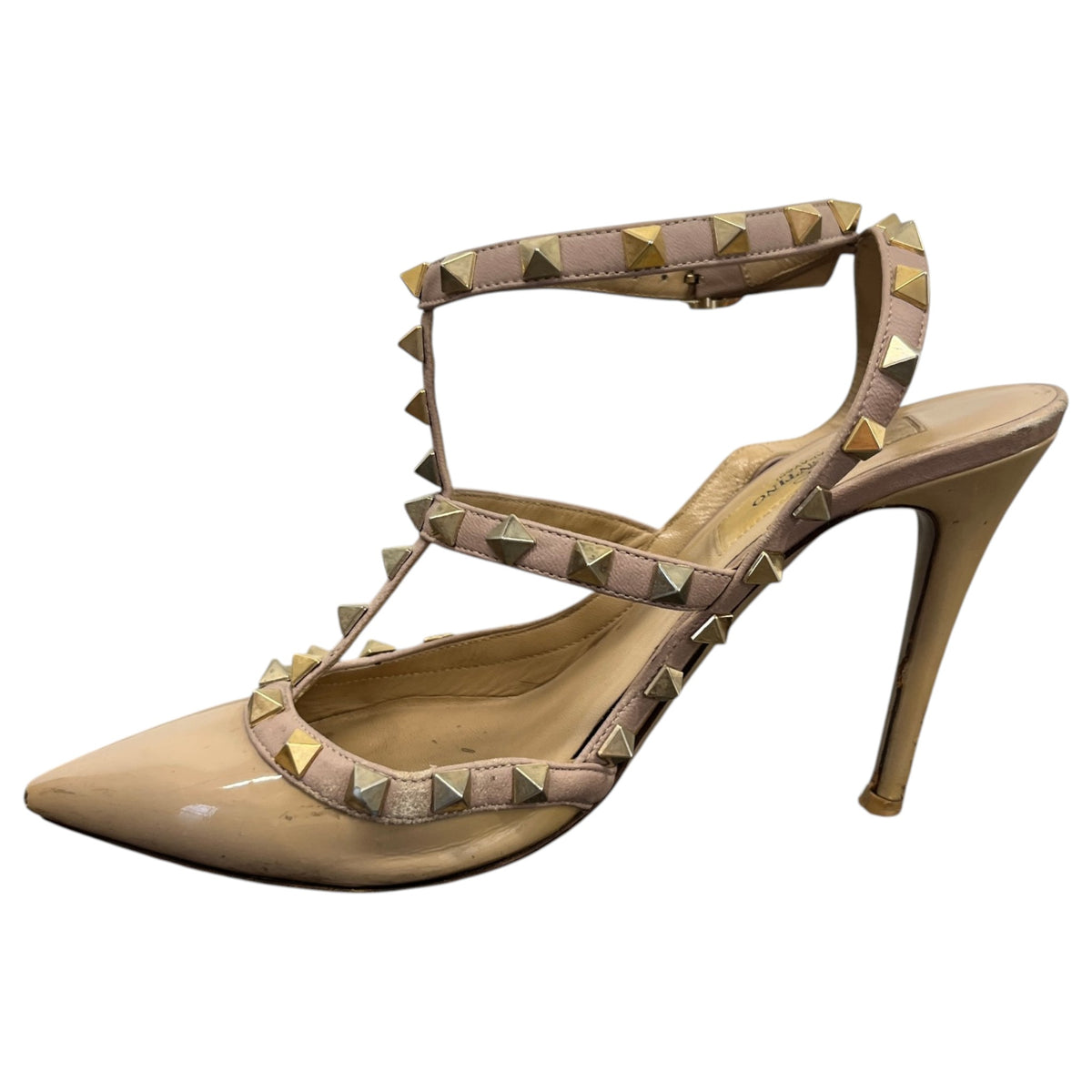 Women's Rockstud Caged Heels Nude Size UK 3 / EU 36 - Photo 2