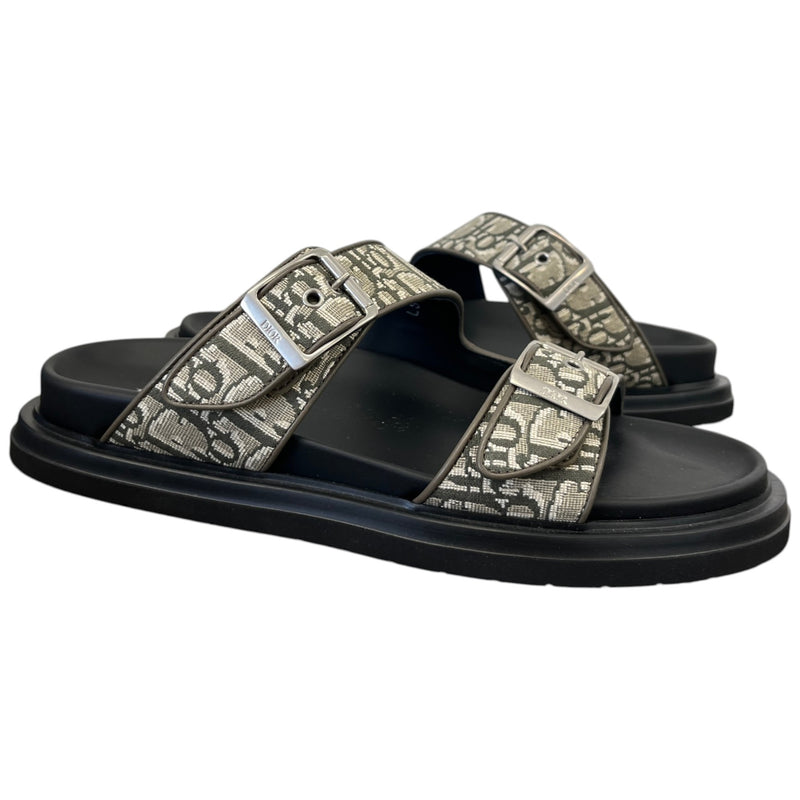 Men's Oblique Aqua Sandals Khaki Size EU 41 / UK 7
