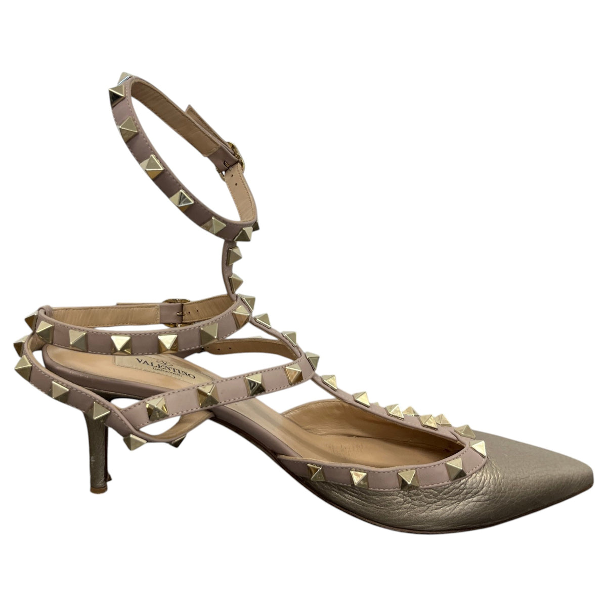 Women's Rockstud Heels Mauve Size UK 6.5 / EU 39.5 - Photo 4