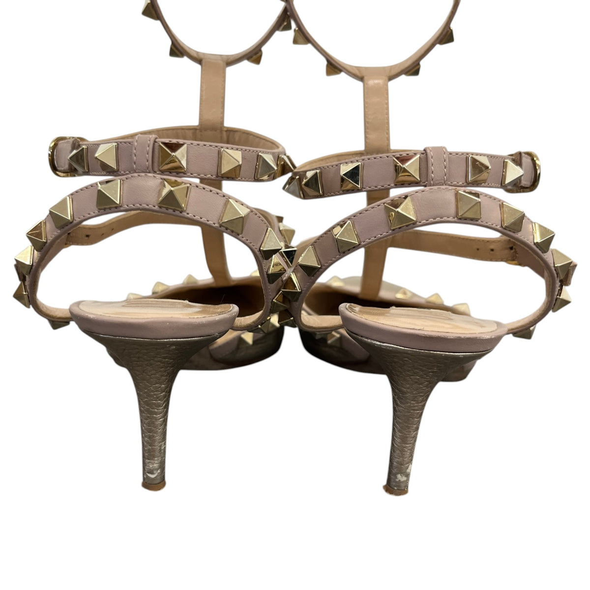 Women's Rockstud Heels Mauve Size UK 6.5 / EU 39.5 - Photo 7