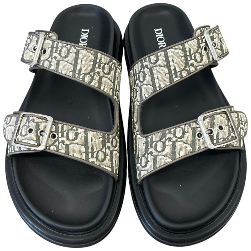 Men's Oblique Aqua Sandals Khaki Size EU 41 / UK 7