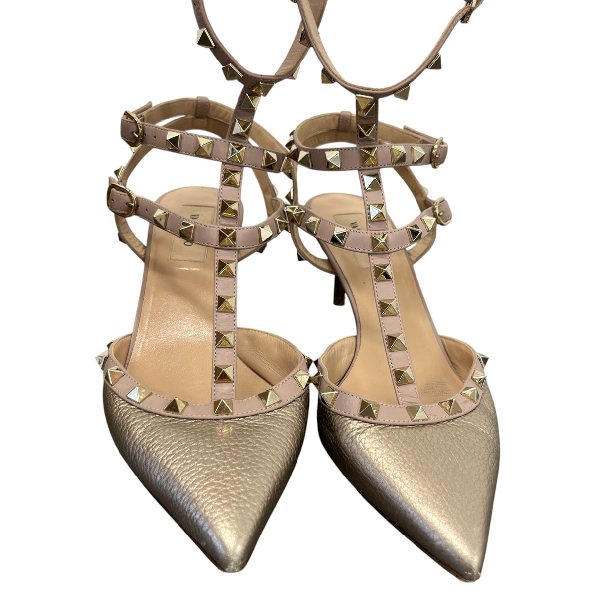 Women's Rockstud Heels Mauve Size UK 6.5 / EU 39.5 - Photo 6