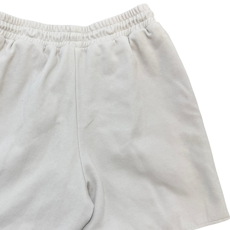 Men's Embroidered Logo Shorts Cream Size M