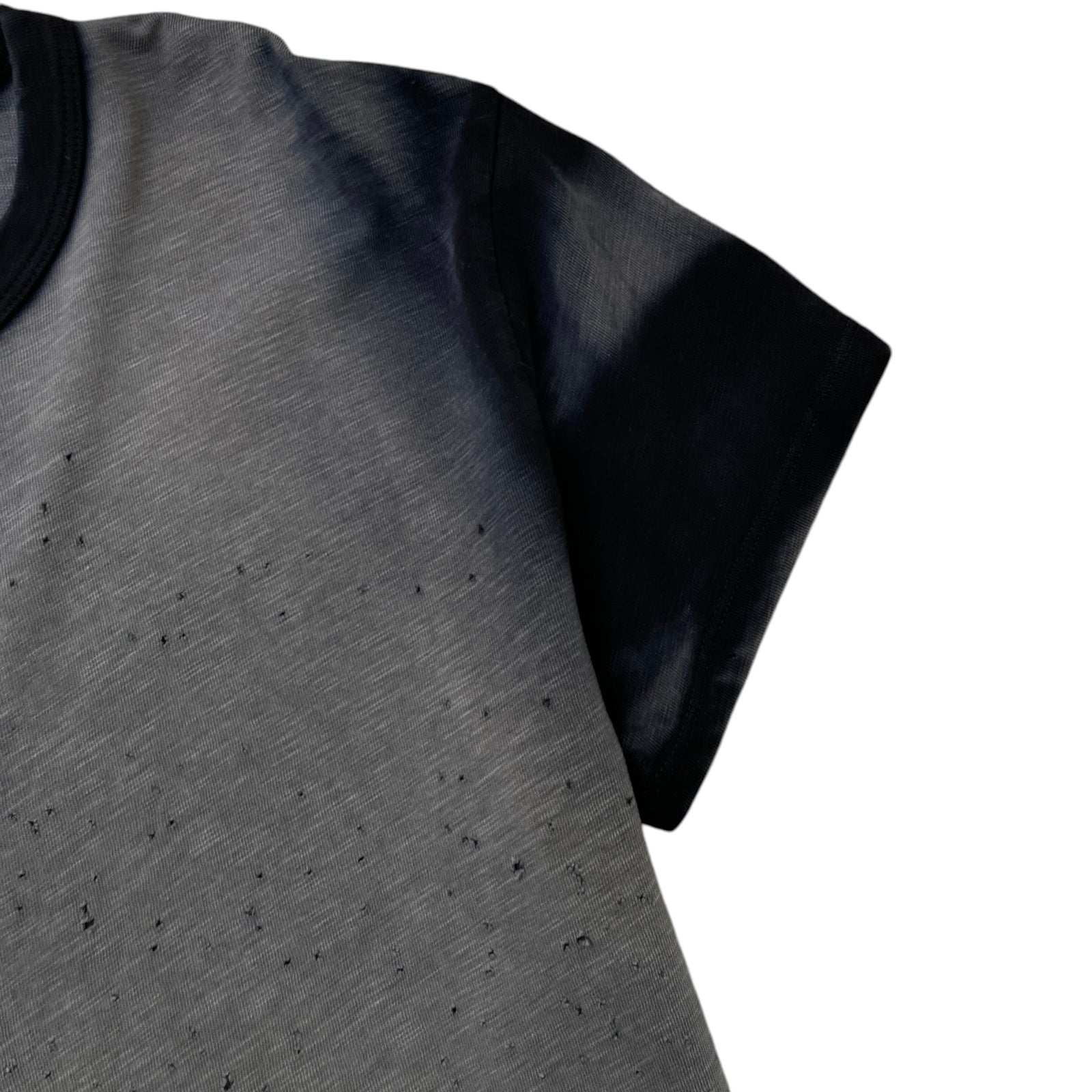 Men's Distressed Shotgun T-Shirt Grey Size M - Photo 5